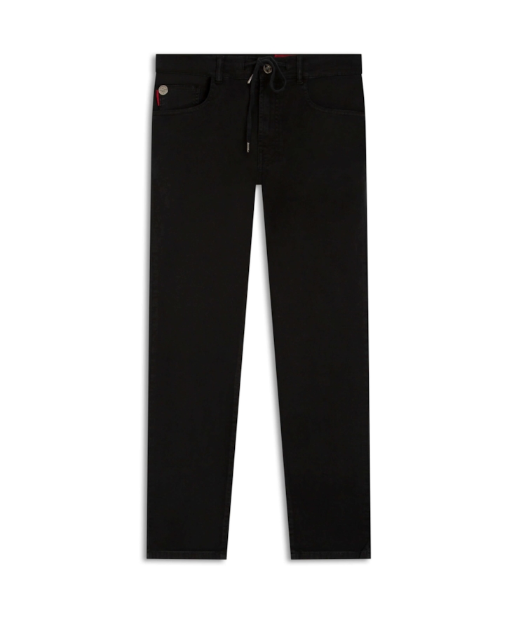Calça Joggin Color Preppy Slim Preto
