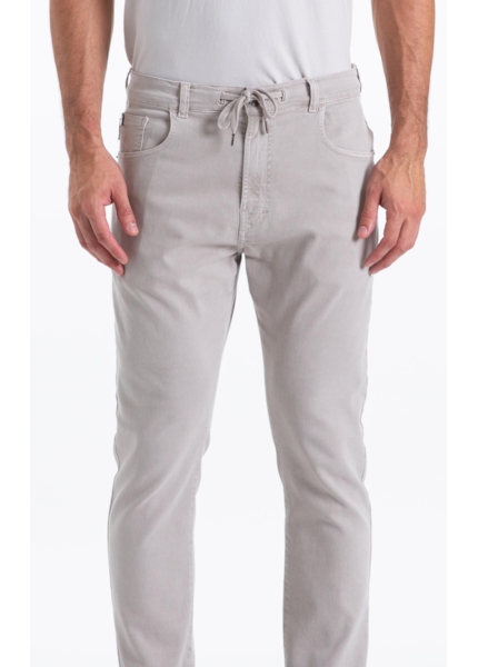 Calça Joggin Color Preppy Slim Silver