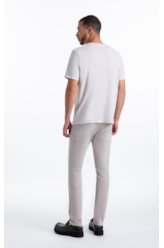 Calça Joggin Color Preppy Slim Silver