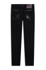 Calça Jogging Black Iv (Slim) 5 Pockets Lav.Black Com Resina