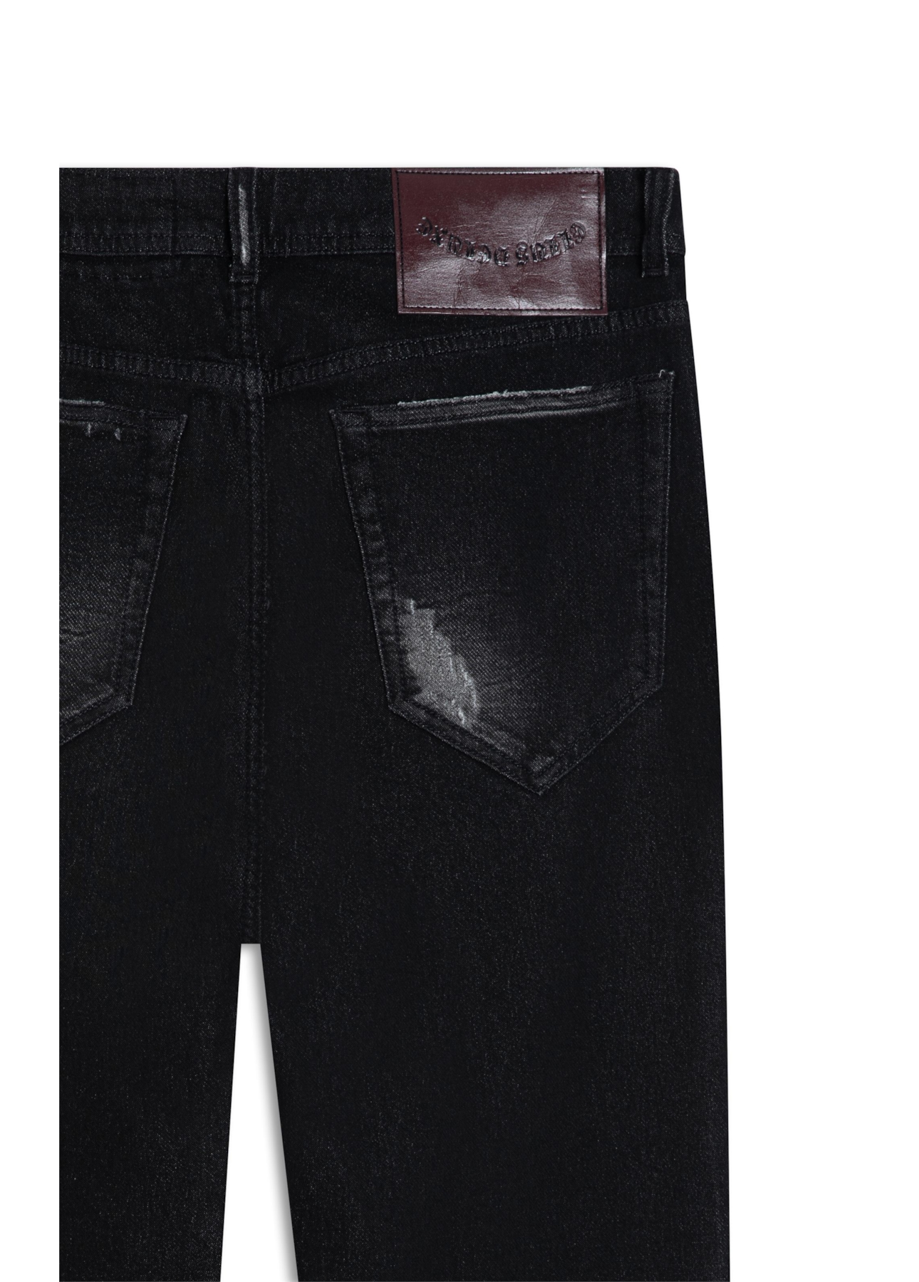 Calça Jogging Black Iv (Slim) 5 Pockets Lav.Black Com Resina