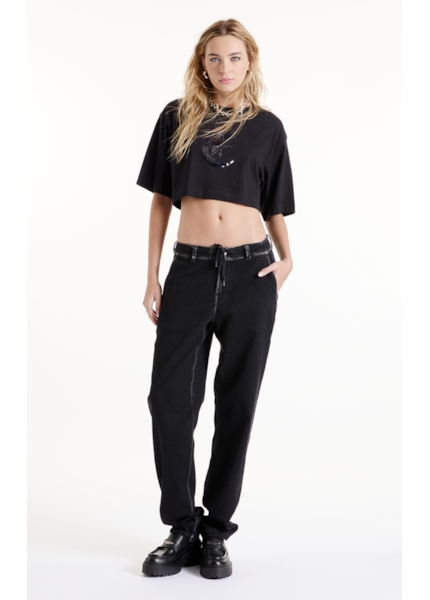 Calça Jogging Black Preppy Lav.Black