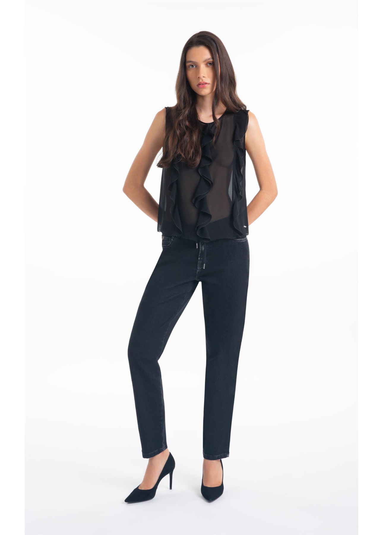 Calça Jogging Black Preppy Lav.Black