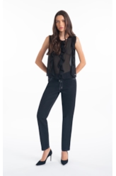 Calça Jogging Black Preppy Lav.Black