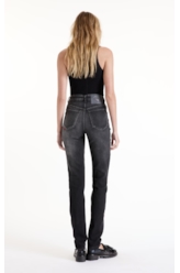 Calça Jogging Black Skinny 2134 - Lav.Escuro C/ Tie Dye