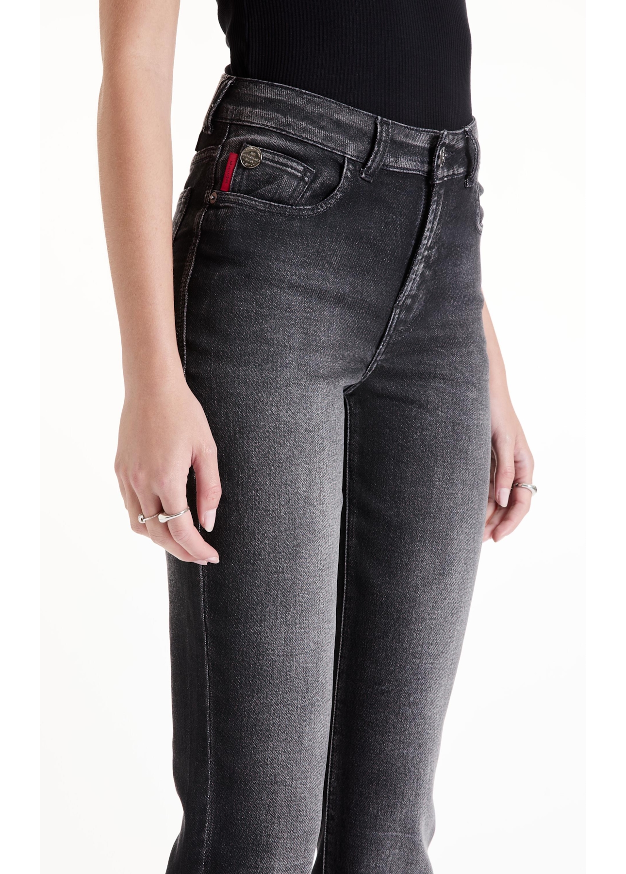 Calça Jogging Black Skinny 2134 - Lav.Escuro C/ Tie Dye