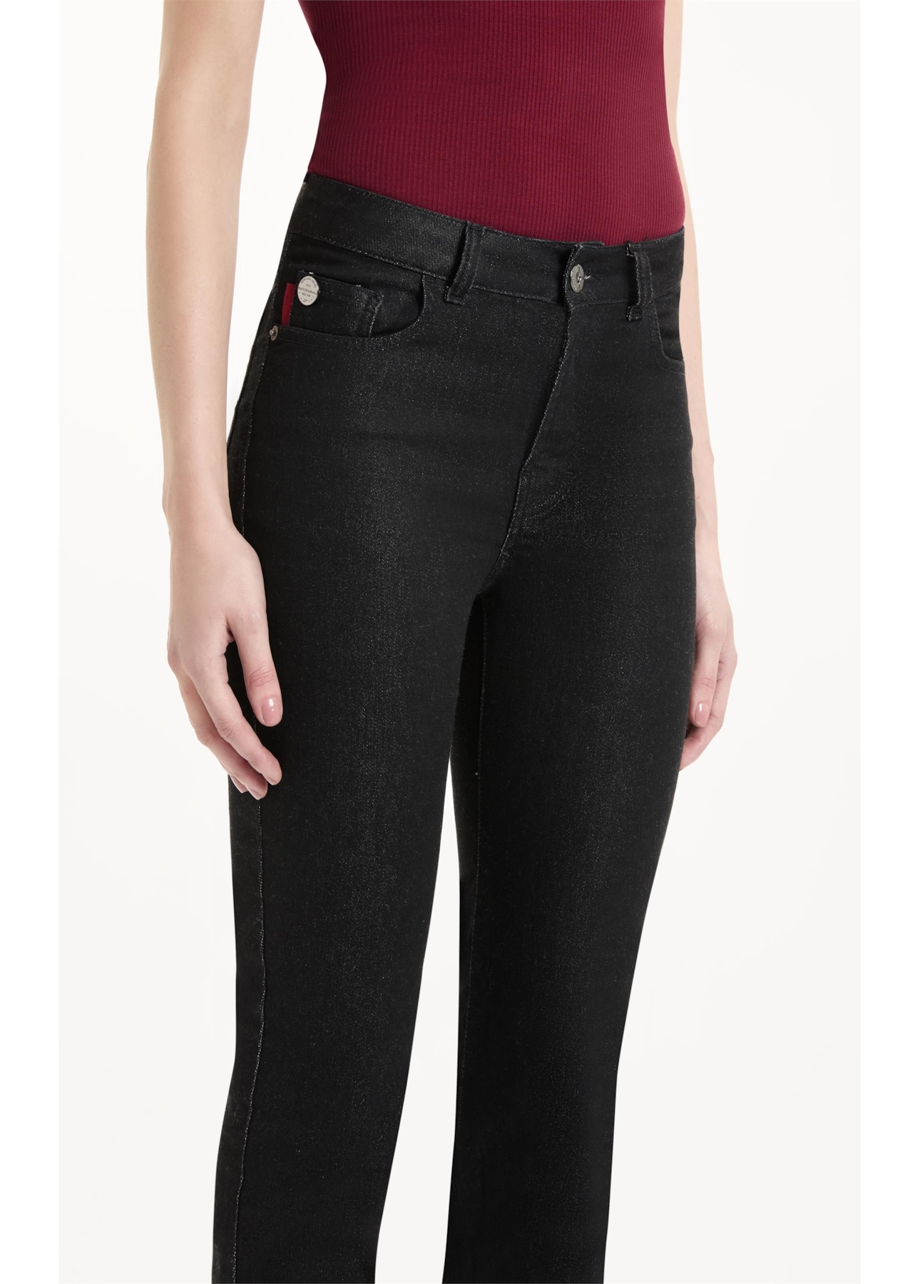 Calça Jogging Black Skinny Lav. 36 Amaciado C/ Resina