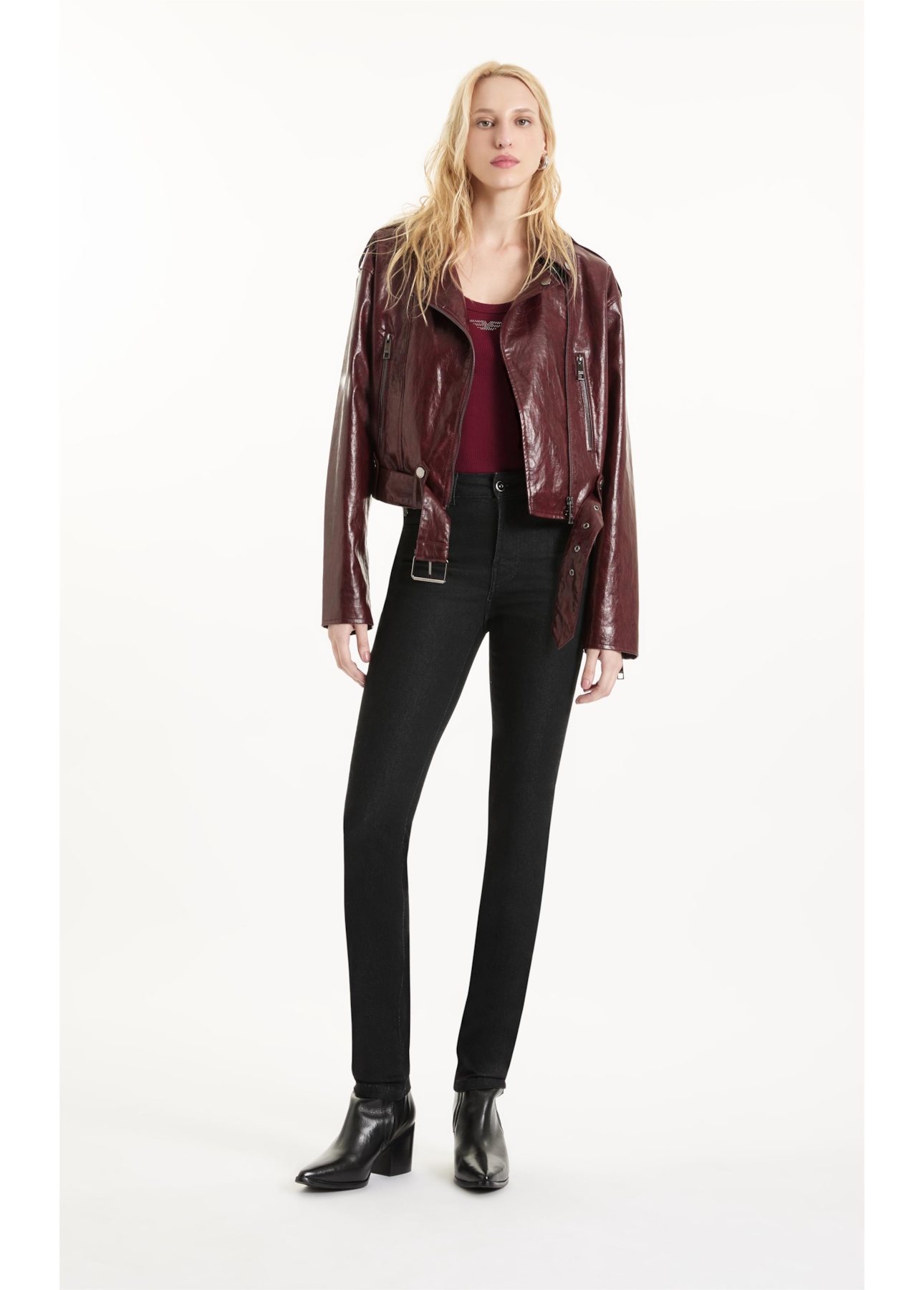 Calça Jogging Black Skinny Lav. 36 Amaciado C/ Resina
