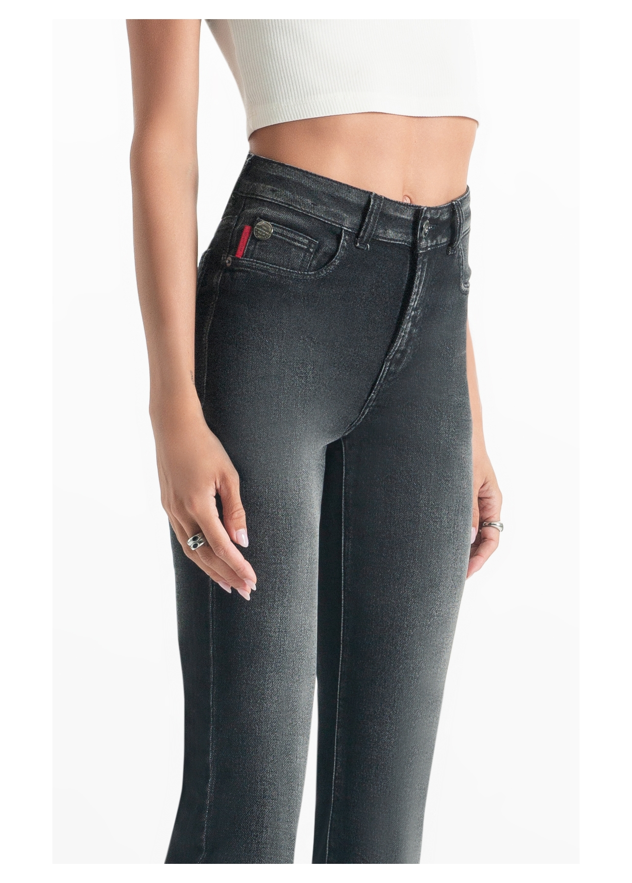 Calça Jogging Black  Skinny Lav. Escuro
