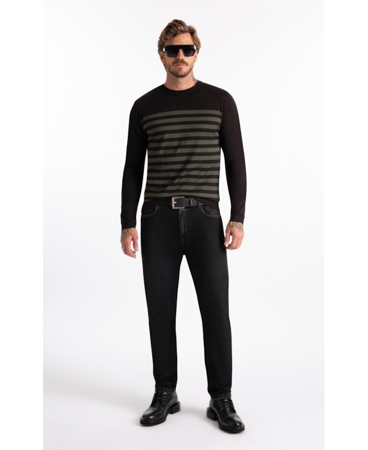 Calça Jogging Black Skinny Lav.Escuro