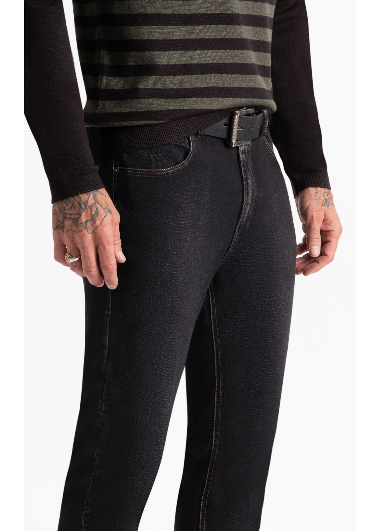 Calça Jogging Black Skinny Lav.Escuro