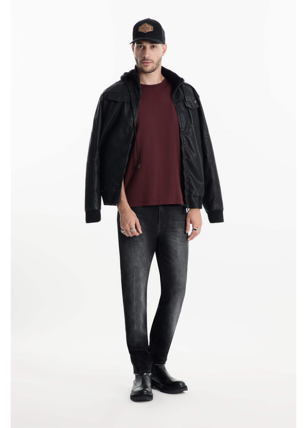 Calça Jogging Black Slim 1996-Lav.Black C/ Tie Dye