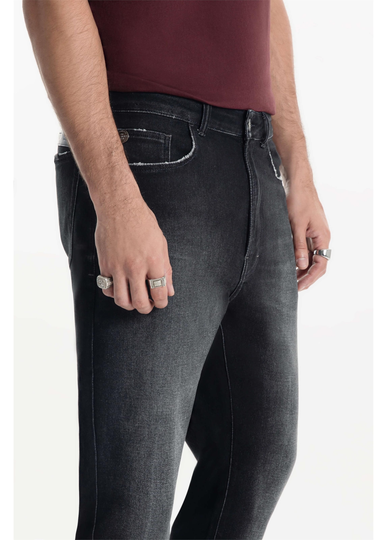 Calça Jogging Black Slim 1996-Lav.Black C/ Tie Dye