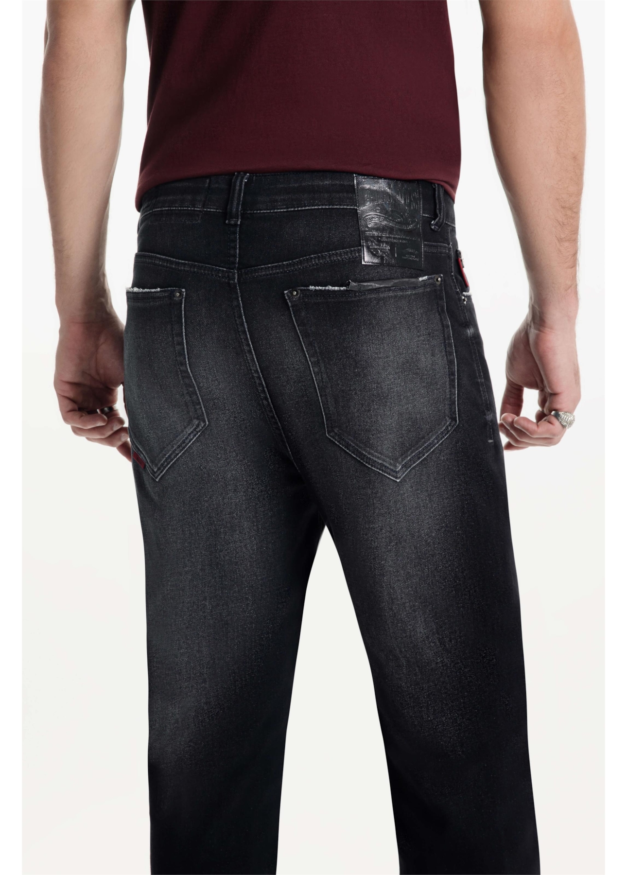 Calça Jogging Black Slim 1996-Lav.Black C/ Tie Dye