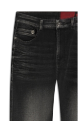 Calça Jogging Black Slim Lav.Black C/ 3d Pincelado