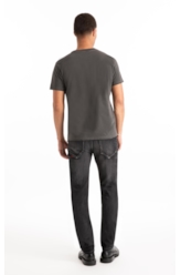 Calça Jogging Black Slim Lav.Black C/ 3d Pincelado