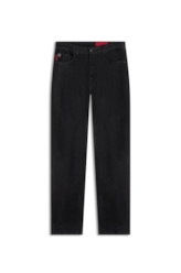 Calça Jogging Black Straight Lav.Amaciado C/ Resina