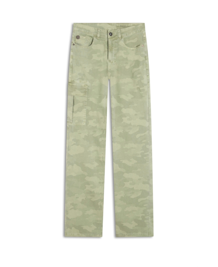 Calça Jogging Camo Cargo Verde