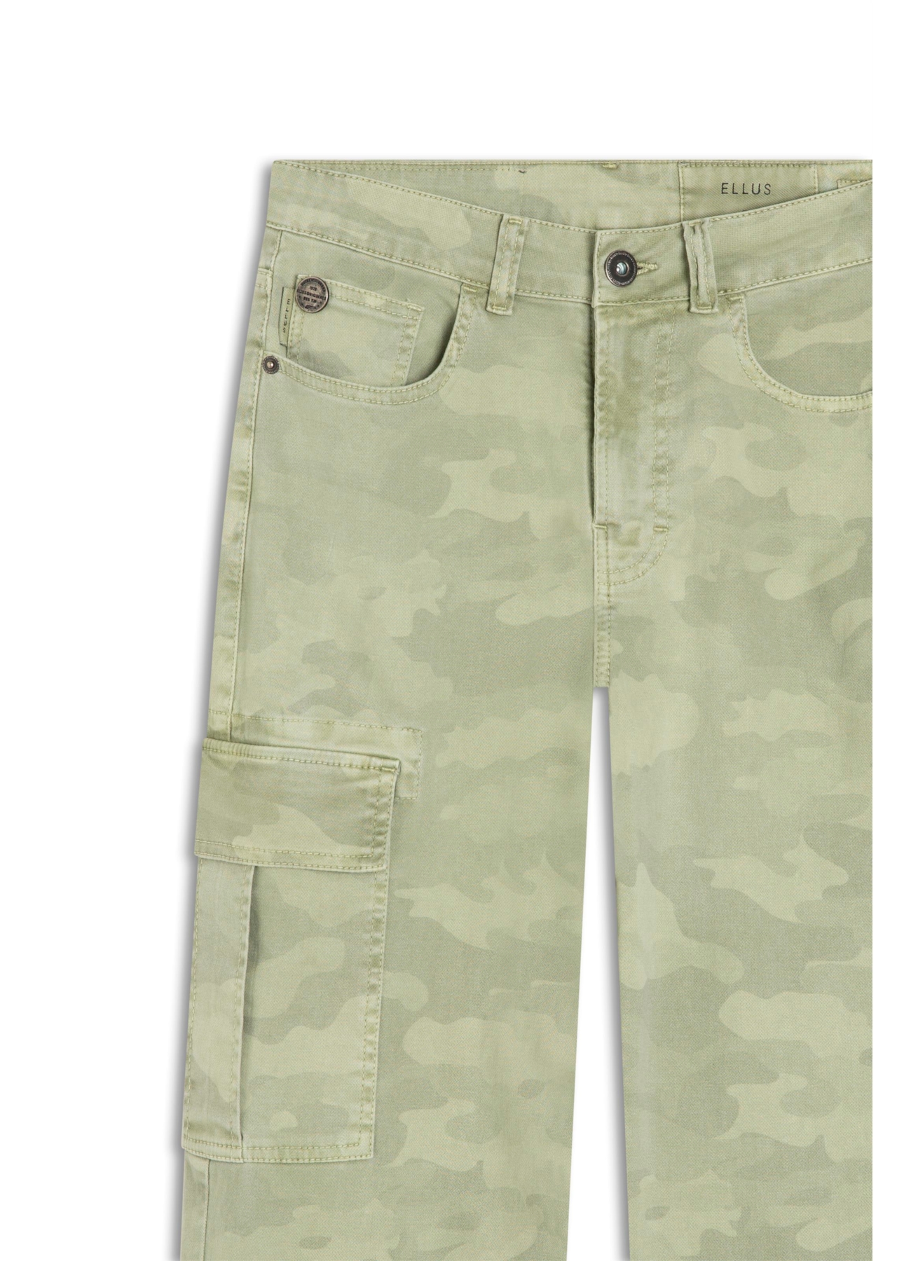 Calça Jogging Camo Cargo Verde
