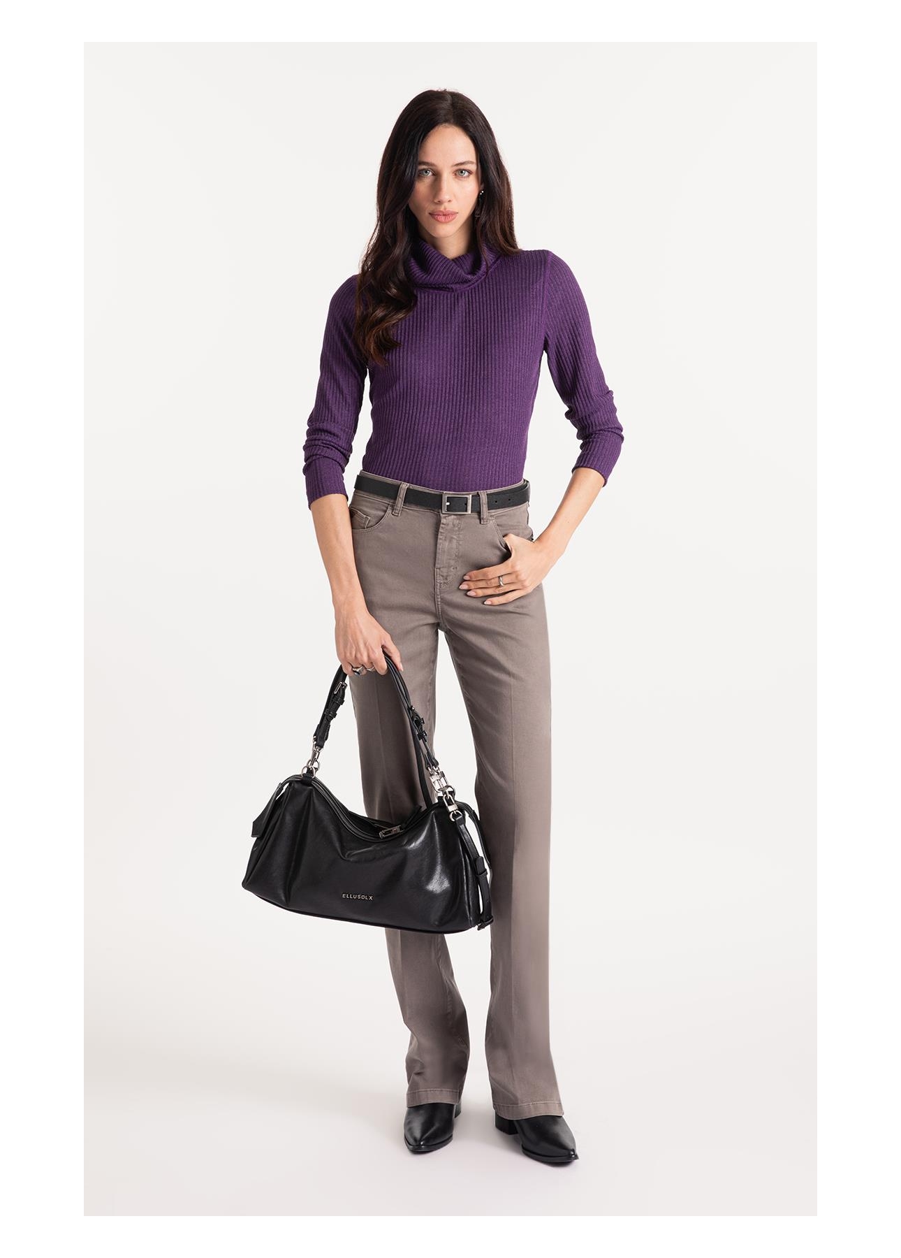 Calça Jogging Color Boot Cut Castor