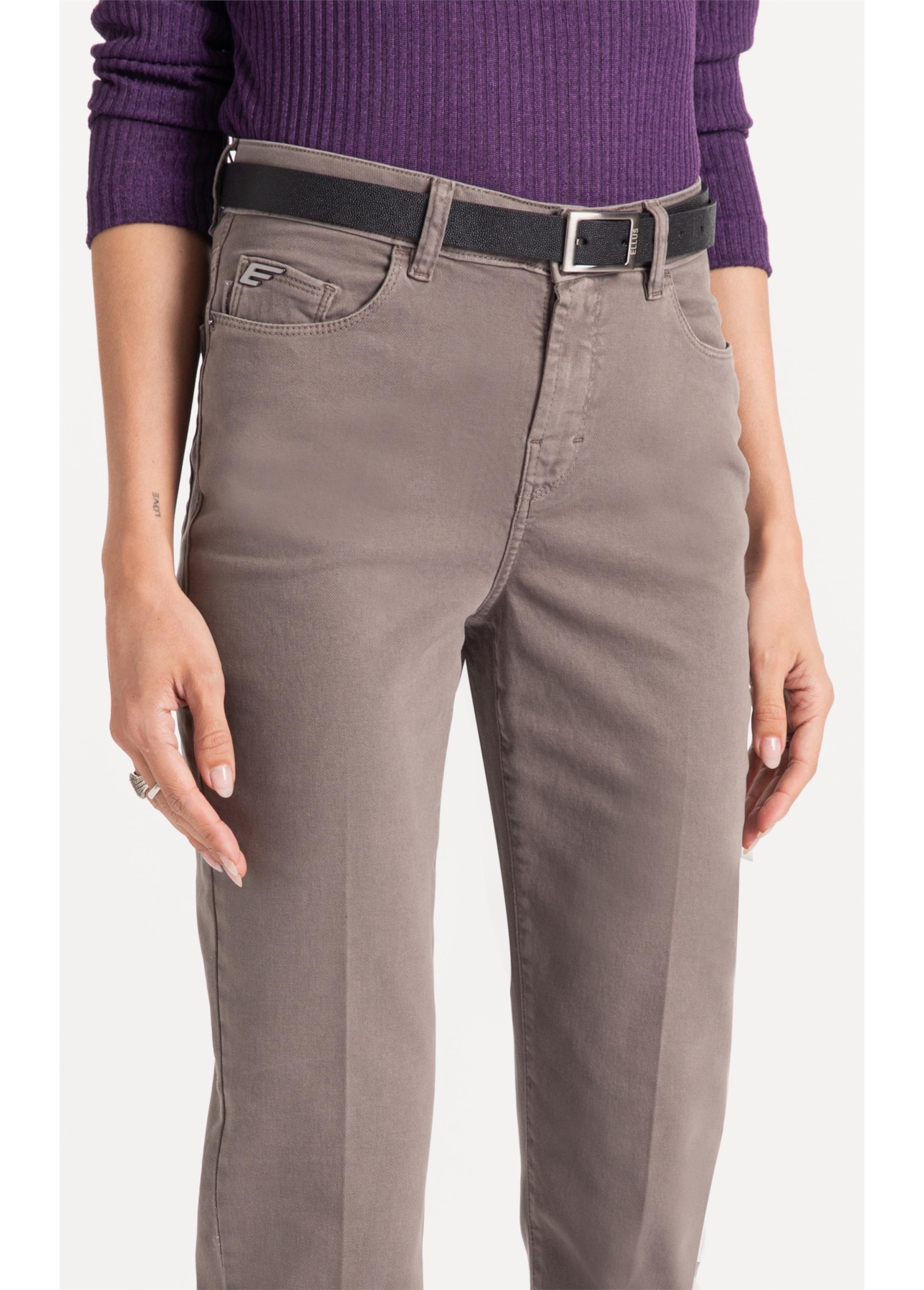 Calça Jogging Color Boot Cut Castor