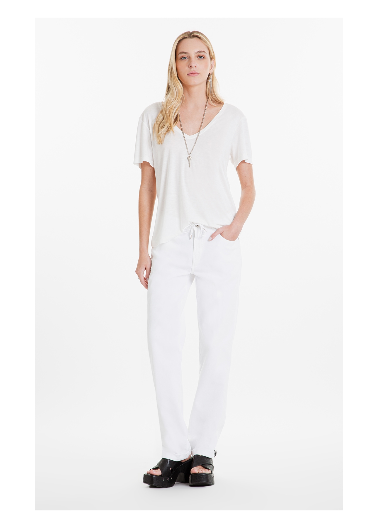 Calça Jogging Color Branco