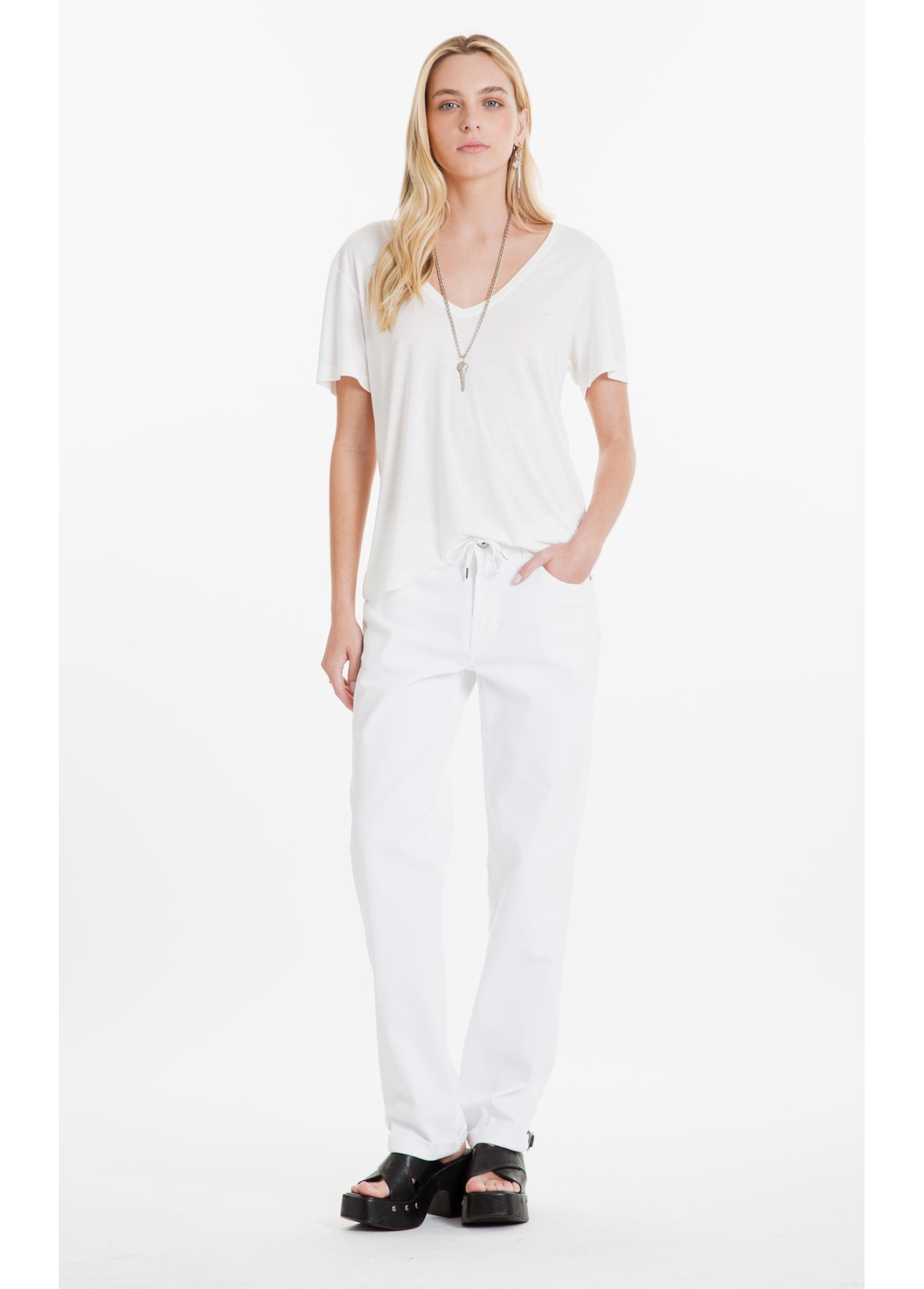 Calça Jogging Color Branco