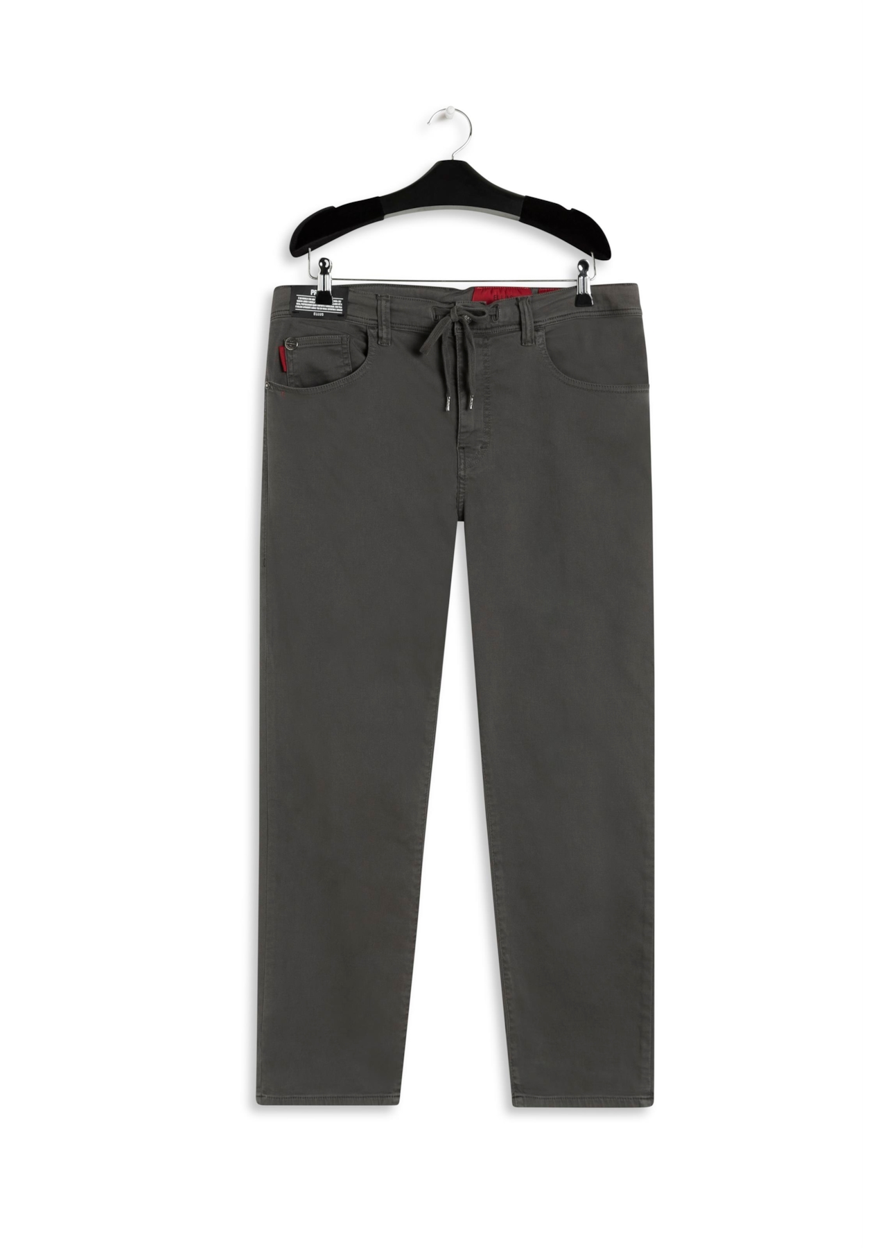 Calça Jogging Color Couro Charcoal