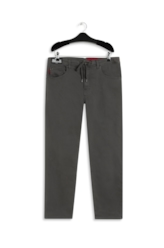 Calça Jogging Color Couro Charcoal