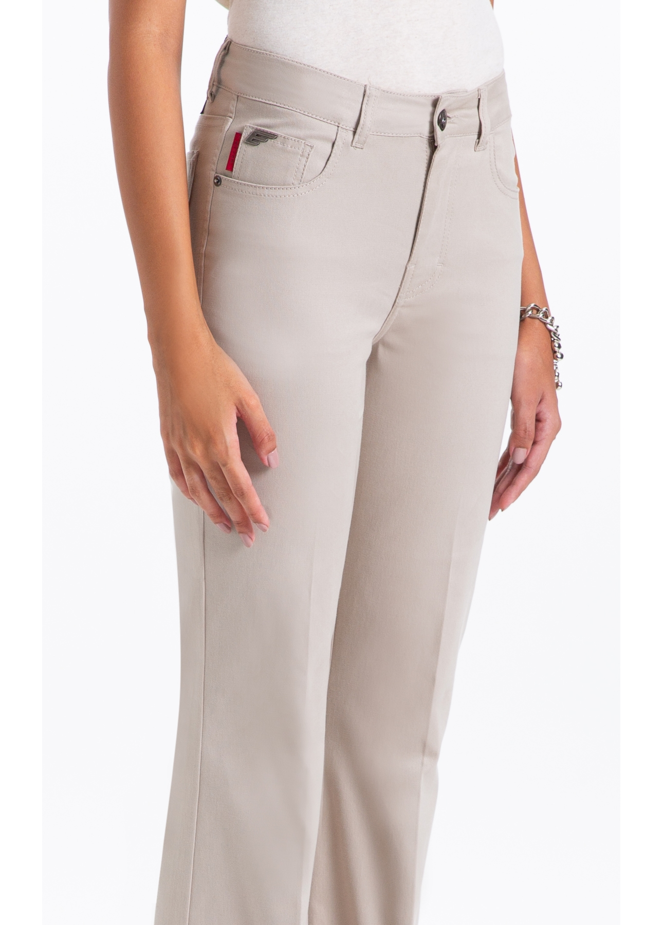 Calça Jogging Color Flare Caqui