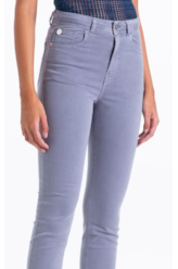 Calça Jogging Color Gisele Skinny 5 Pockets Blue Vintage