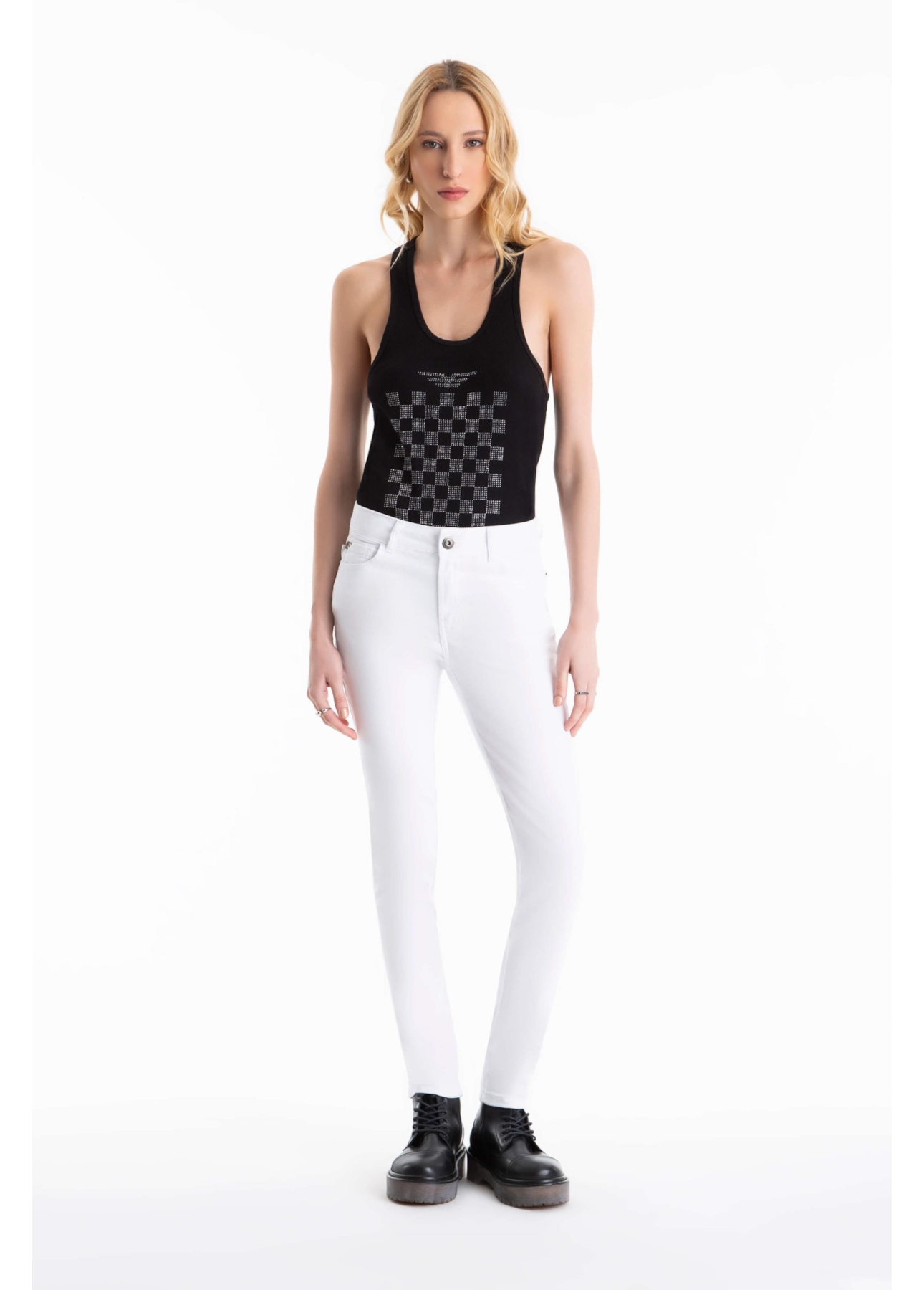 Calça Jogging Color Hiper Skinny Branco