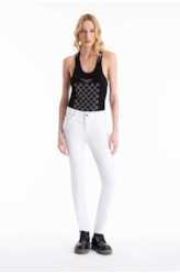 Calça Jogging Color Hiper Skinny Branco
