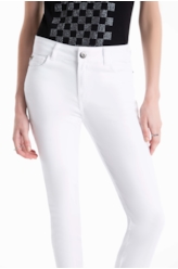 Calça Jogging Color Hiper Skinny Branco
