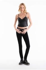Calça Jogging Color Hiper Skinny Preto