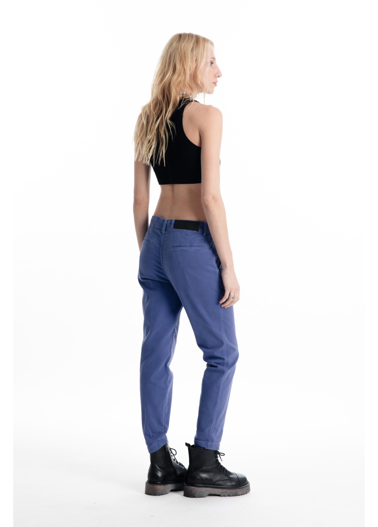 Calça Jogging Color Preppy Azul Jeans