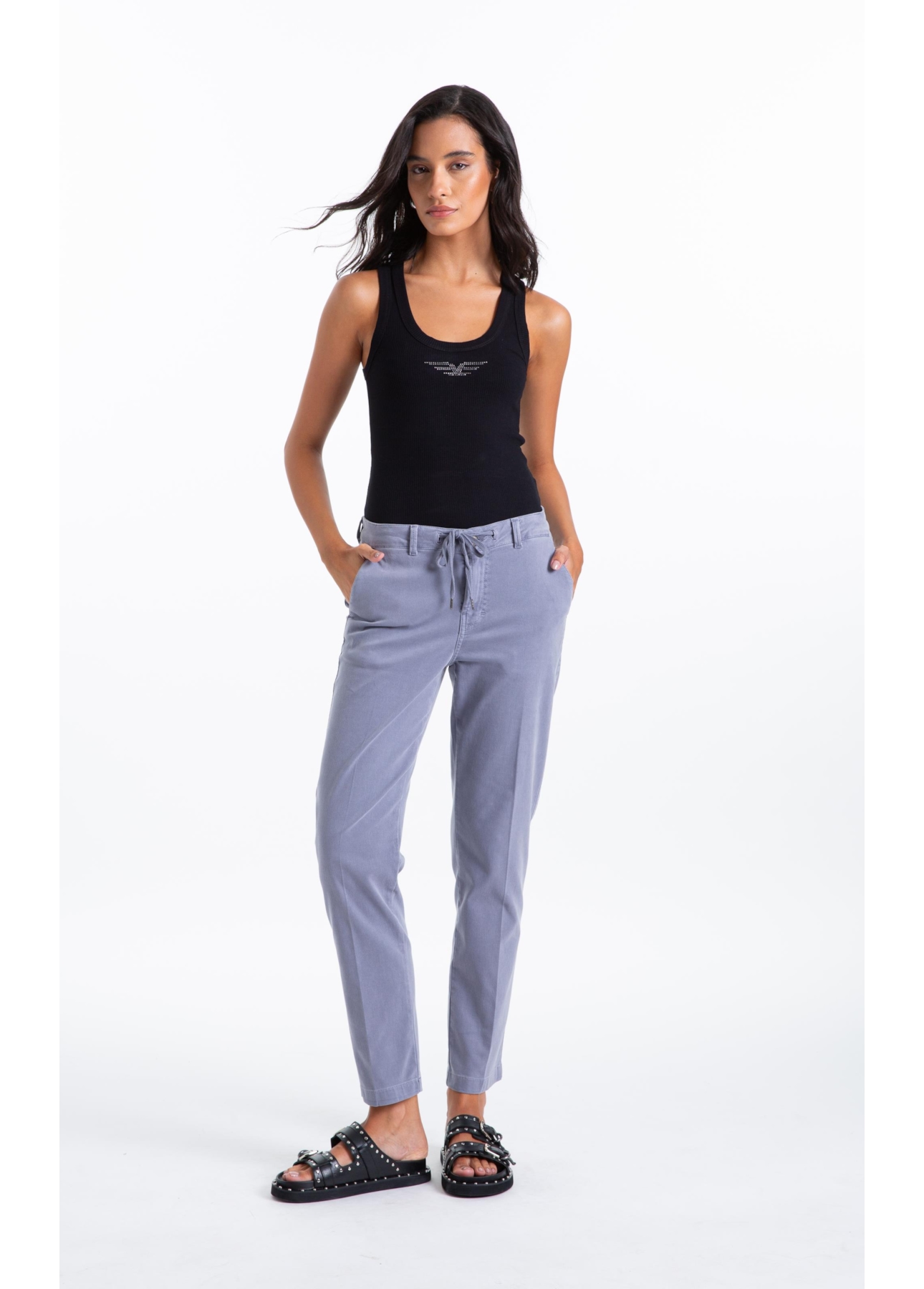 Calça Jogging Color Preppy Blue Vintage