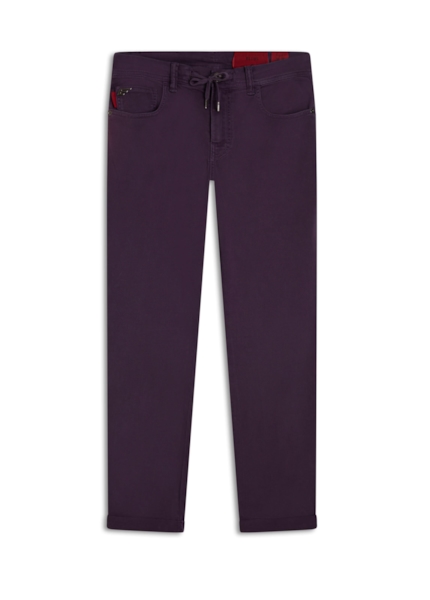 Calça Jogging Color Preppy e Asa Beringela
