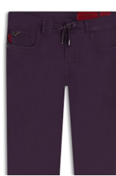 Calça Jogging Color Preppy e Asa Beringela