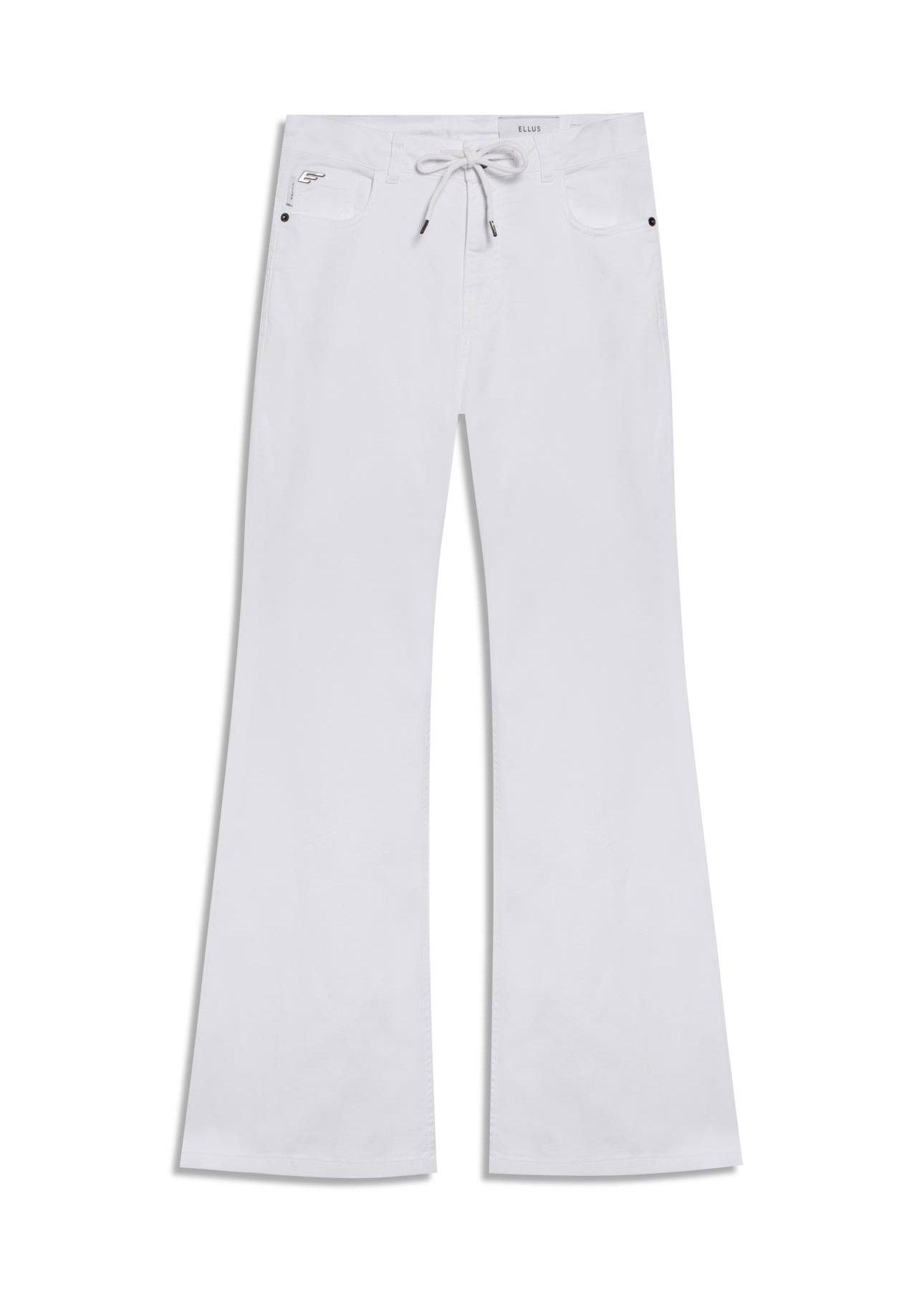 Calça Jogging Color Preppy Flare Et. Zetex Branco