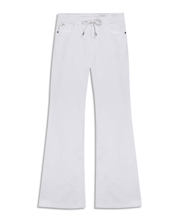 Calça Jogging Color Preppy Flare Et. Zetex Branco