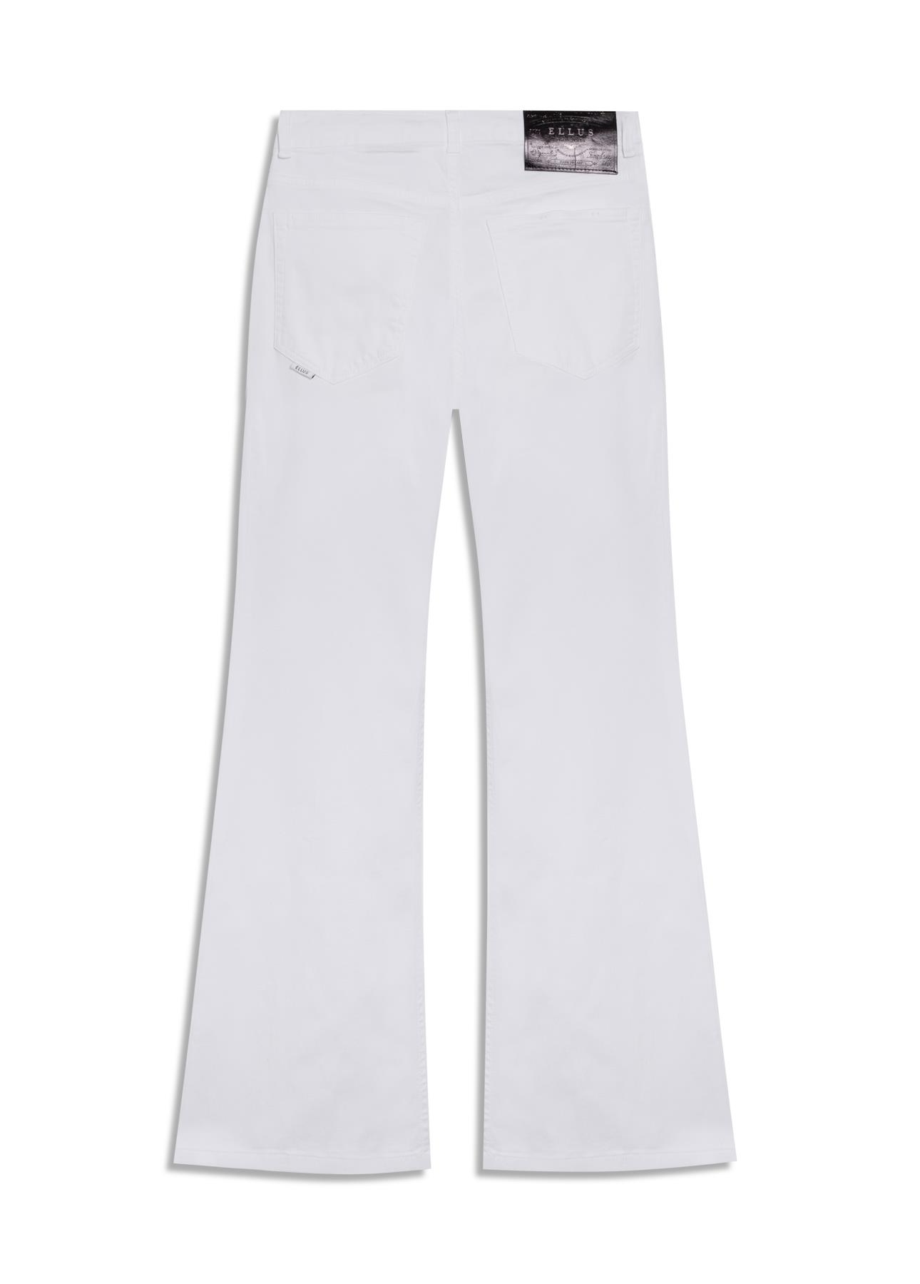 Calça Jogging Color Preppy Flare Et. Zetex Branco