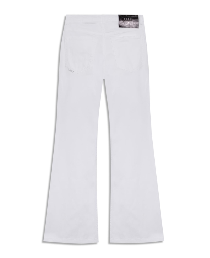 Calça Jogging Color Preppy Flare Et. Zetex Branco