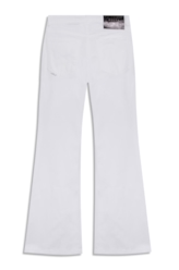 Calça Jogging Color Preppy Flare Et. Zetex Branco