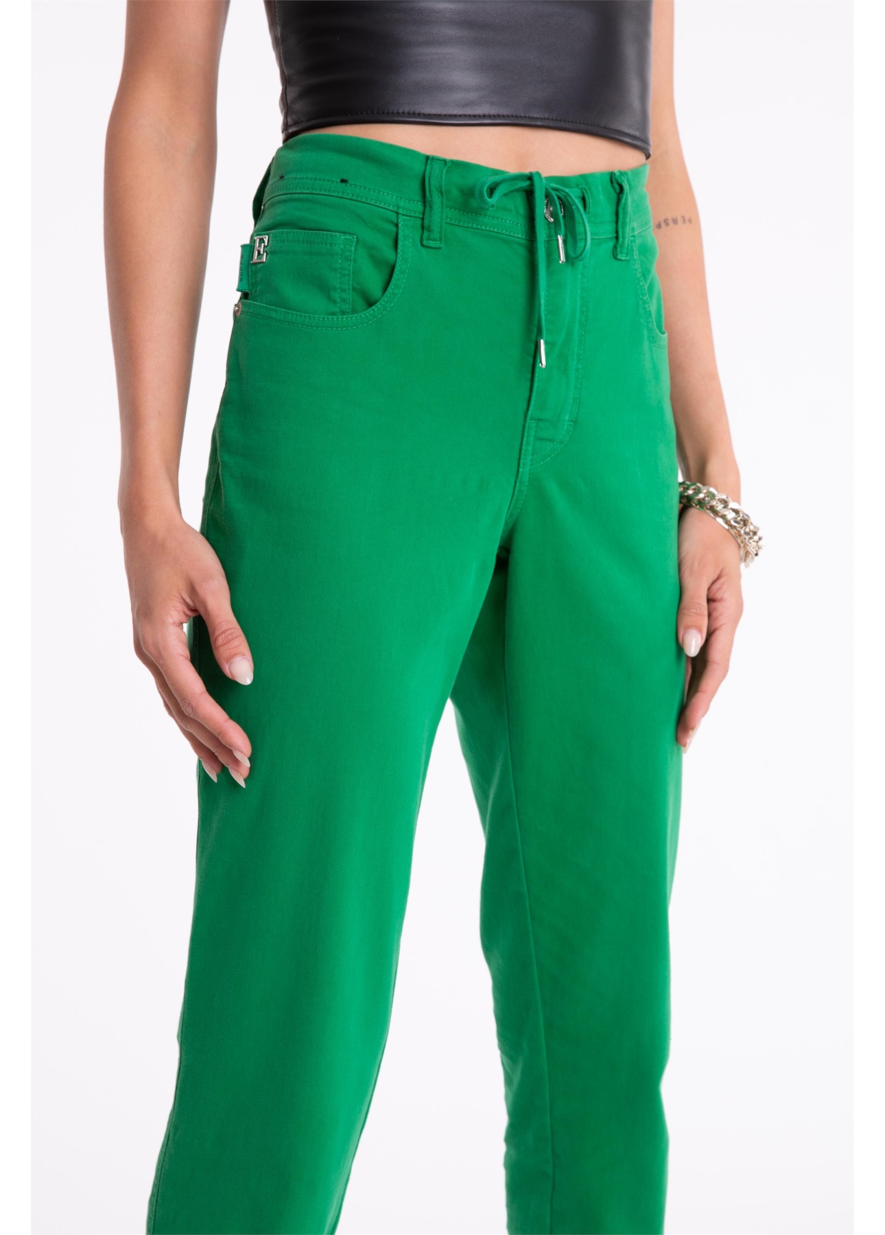Calça Jogging Color Preppy Ii e Verde Bandeira