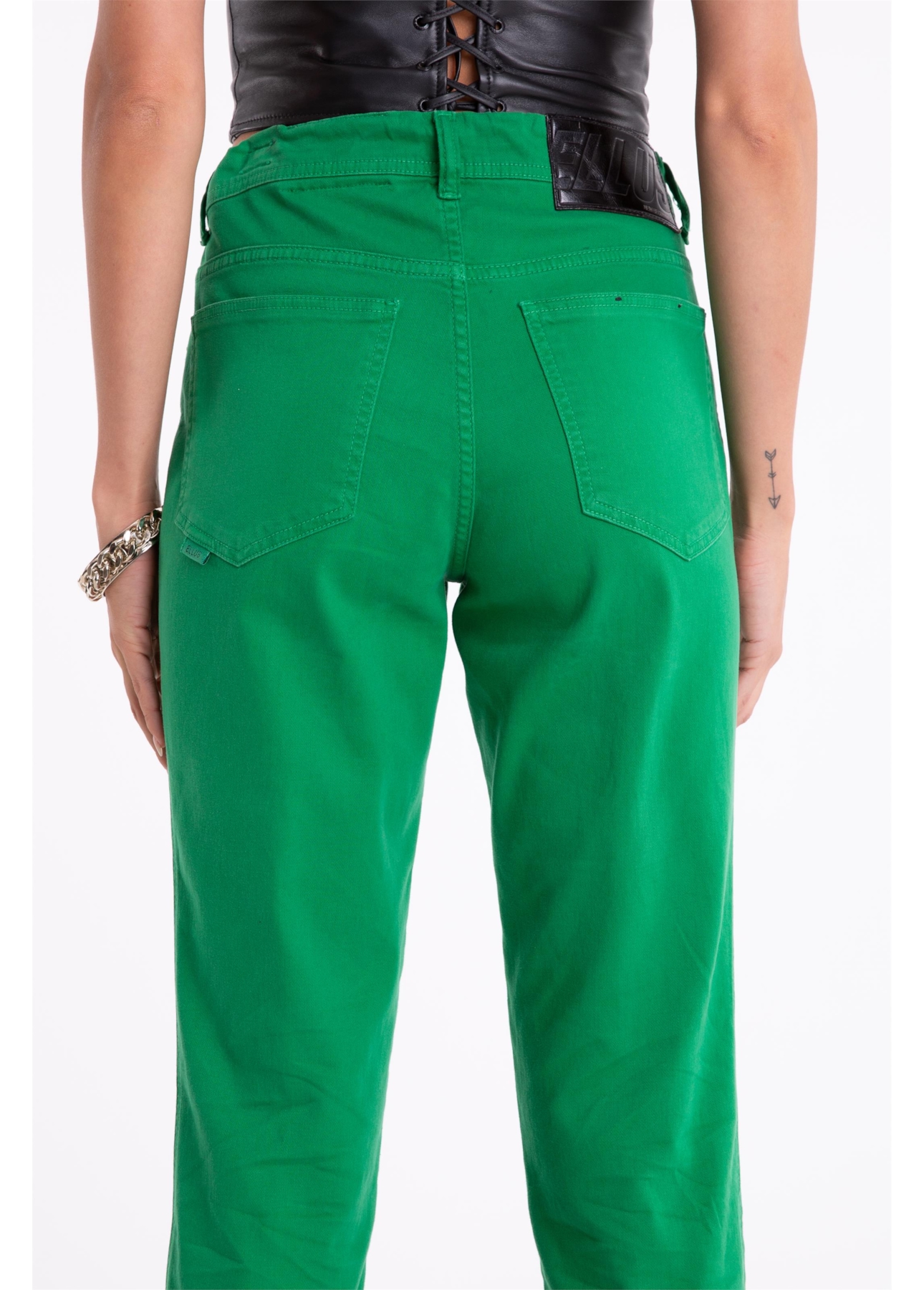Calça Jogging Color Preppy Ii e Verde Bandeira