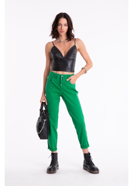 Calça Jogging Color Preppy Ii e Verde Bandeira