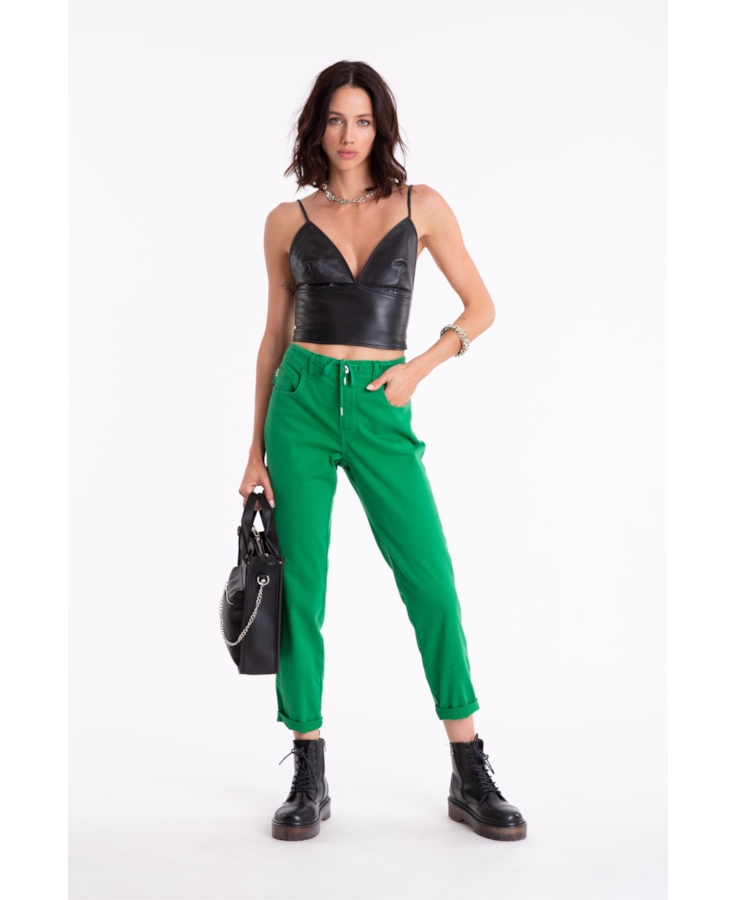 Calça Jogging Color Preppy Ii e Verde Bandeira