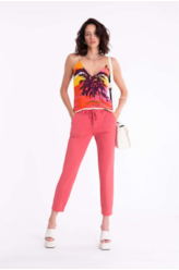 Calça Jogging Color Preppy Ii Goiaba