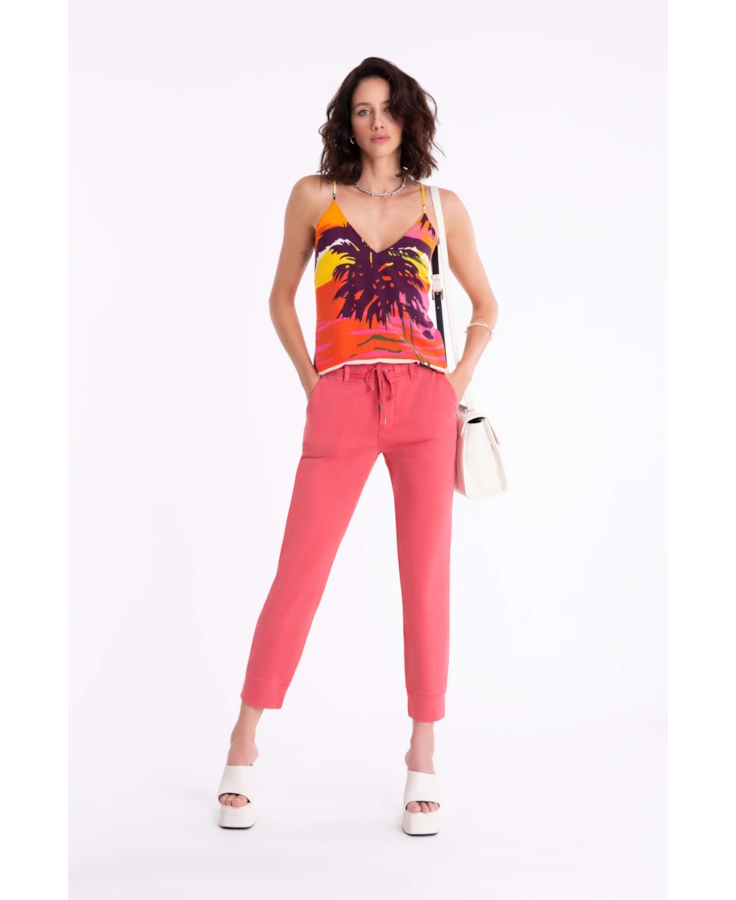 Calça Jogging Color Preppy Ii Goiaba